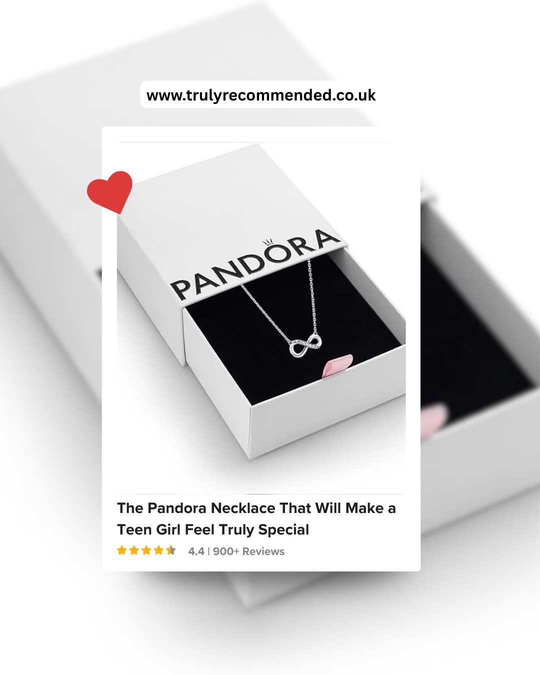 Pandora Sparkling Infinity sterling silver necklace with cubic zirconia a special and luxurious gift idea for teenage girls available on Amazon UK